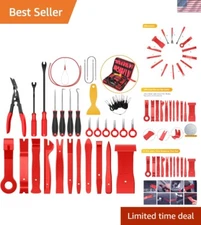 40Pcs Auto Trim Removal Tool Kit Car Upholstery Fastener Pliers Scraper