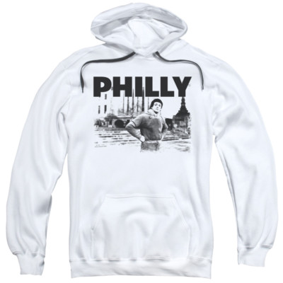 ROCKY PHILLY Licensed Adult Hoodie Hooded and Crewneck