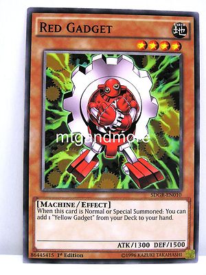 Yu-Gi-Oh - 3x Red Gadget - SDGR - Geargia Rampage