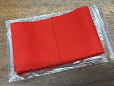 Bushing Cloth/Felt Strip, Piano Repair, 18" Long-3" Wide-0.065" Thick, Red Woven