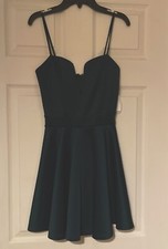 NWT Charlotte Russe Mini Dress Size XS, Dark Green