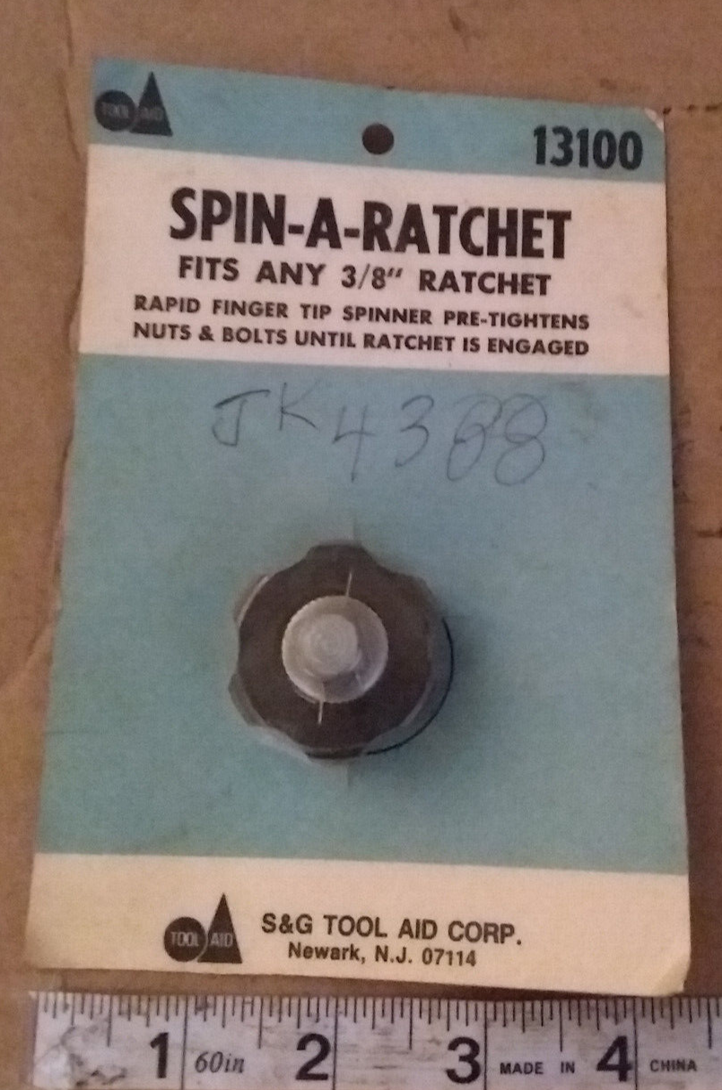 Spin Ratchets Tool Aid Spin-A-Ratchet 13100 - NOS | eBay