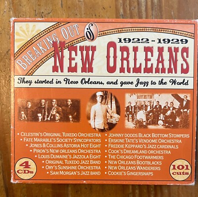 Breaking Out Of New Orleans 1922-1929, JSP 4-CD box set