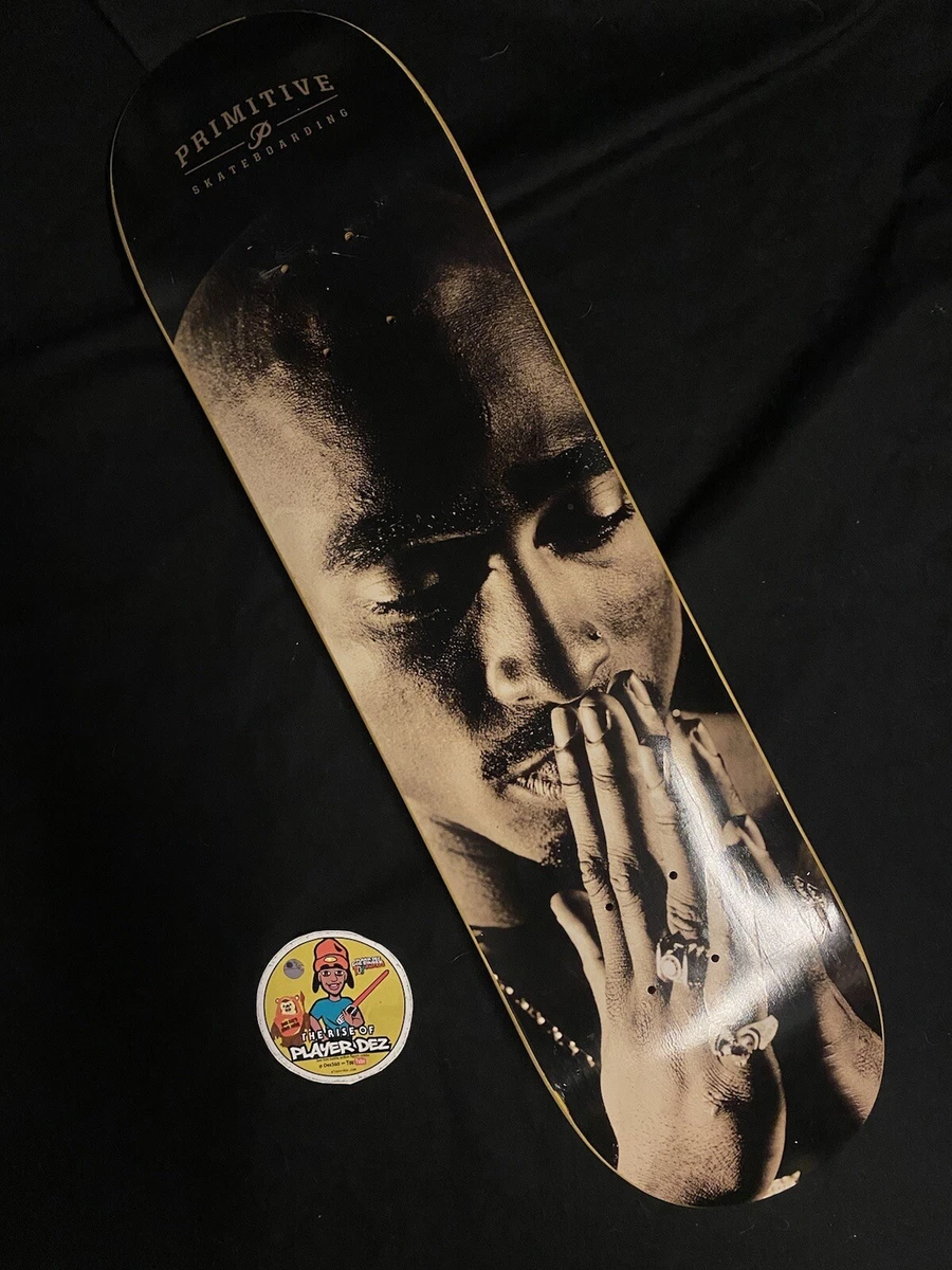RARE 2PAC Primitive Skateboard Deck Tupac Shakur Death Row B.I.G. Biggie Smalls
