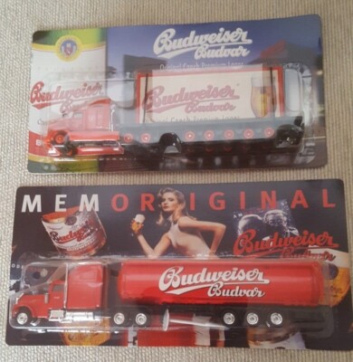 2 Budweiser Mini Lkw Modell, Sammeln Neu, Original verpackt