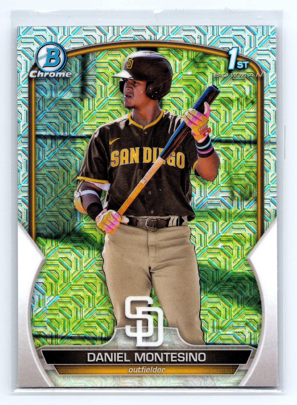 2023 Bowman Chrome #BCP-114 Daniel Montesino Mojo Refractor 1st