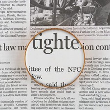 6x Paperweight Mirror Round Shape Hd Magnifying Magnifying Glass Dome Genuine Gl