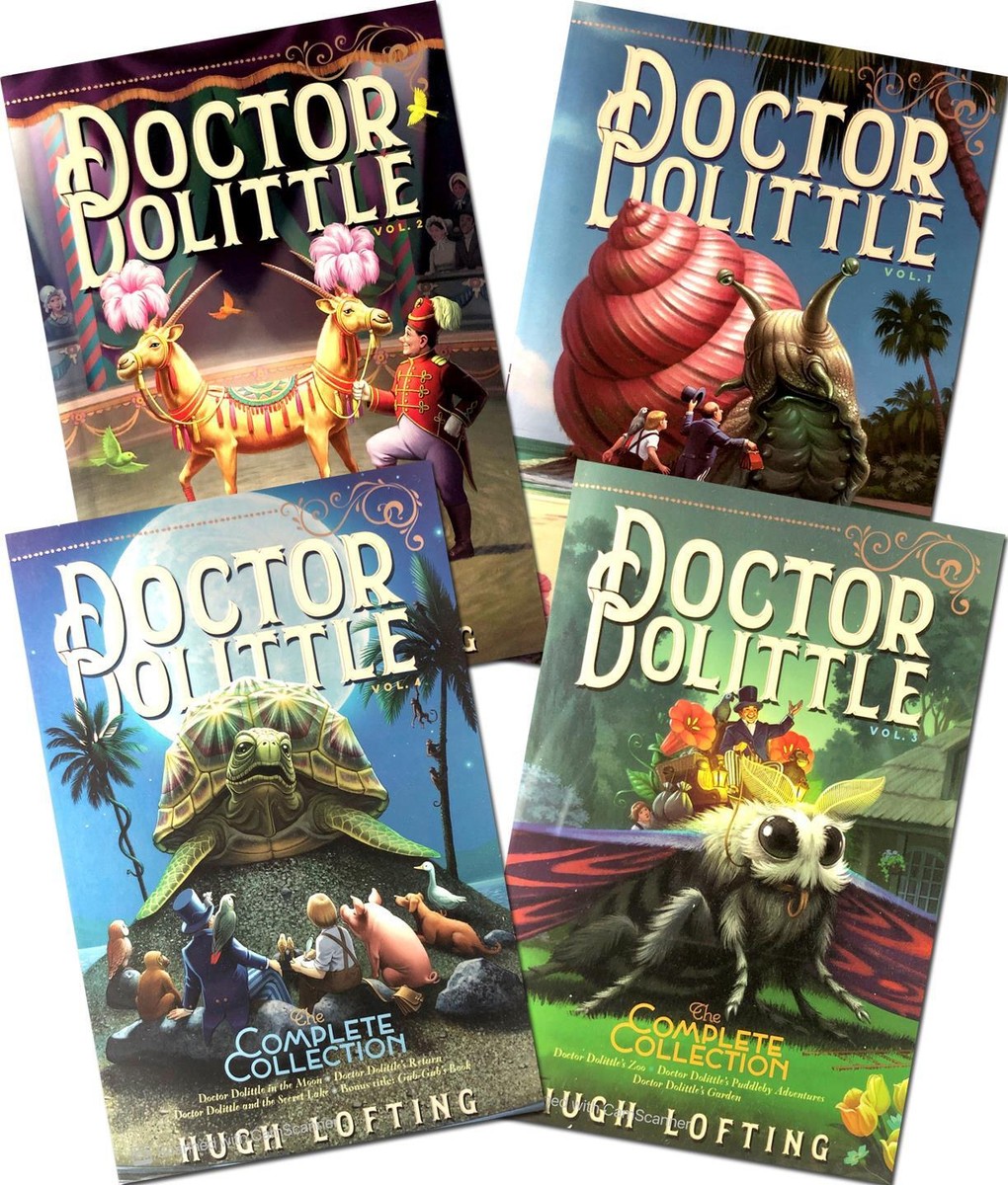 New DOCTOR DOLITTLE The Complete Collection Lofting Boxed Gift Set