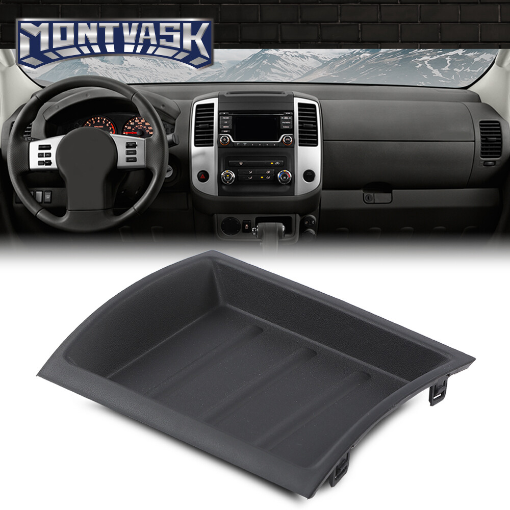 Dash Panel Storage Tray Black Fit For 05-17 Nissan Frontier Xterra