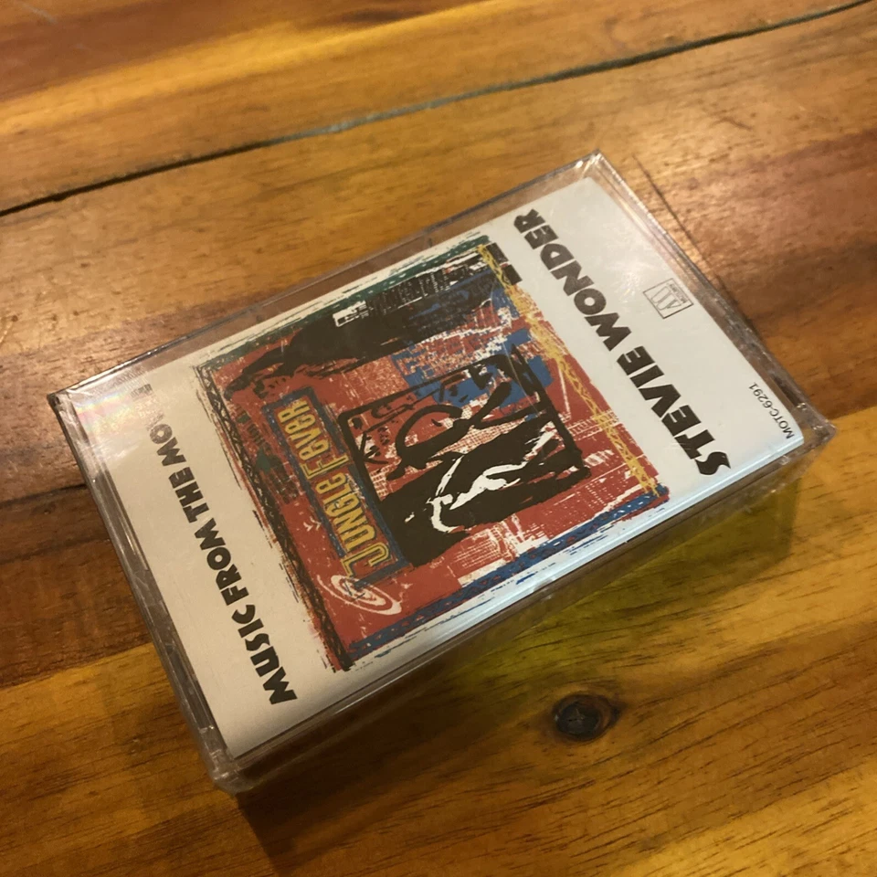 STEVIE WONDER - Jungle Fever/ Soundtrack - 1991 Cassette Tape  - Image 4 of 4