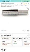 Expanding Stainless Steel Ring Mandrel for Ring Turning and Ring Making....