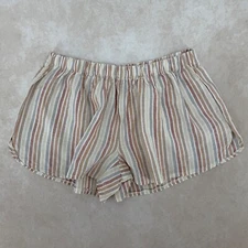 NWOT RYLEE + CRU Multi Stripe Bedtime Pj Shorts Pajamas Lounge Size XS