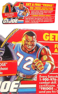 Vintage Hasbro 1987 GI Joe ARAH Mail-in THE FRIDGE William Refrigerator - Foto 13
