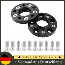 Spurverbreiterung Für Mercedes W212 2x 20mm 5x112 mit Radschrauben Schwarz Alu Spurverbreiterung Für Mercedes W212 2x 20mm 5x112 mit Radschrauben Schwarz Alu
