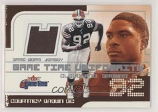 2001 Fleer Game Time Game Time Uniformity Courtney Brown