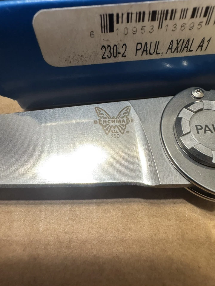 Benchmade🦋✨Paul Axial A1 - 230-2(非孤狼后卫) — 第 3/4 张图片