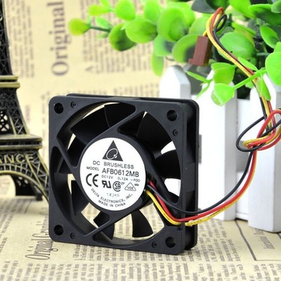   AFB0612MB 6015 12V 0.12A 6CM 6 cm 3-wire CPU computer case cooling fan *la
