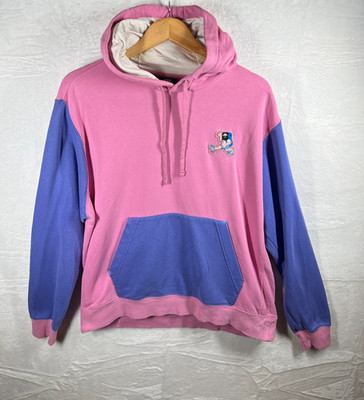 Herren Nike Hike Club Grafik Hoodie Pink Lila Backpacker Logo Sweatshirt L