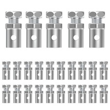 25Pcs Universal 1/8" Throttle Brake Cable Ends, Go Kart
