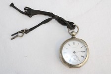 Waltham P.S Bartlett Silveroid Antique Pocket Watch Model 1877 Serial 2155189