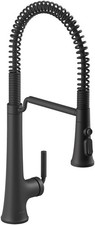 Kohler Tone Kitchen Sink Faucet 23765-BL Matte Black High Arc Lever Modern Style
