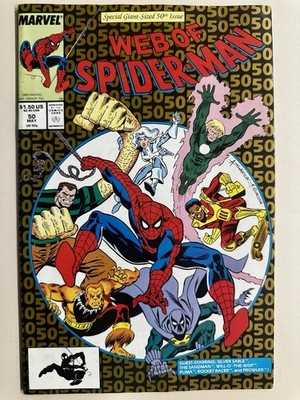 Web of Spider-man #50 Marvel 1989 