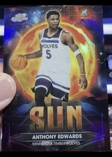 2025-26 Topps Cosmic Chrome Anthony Edwards Planetary Pursuits Sun SSP #PPS-5