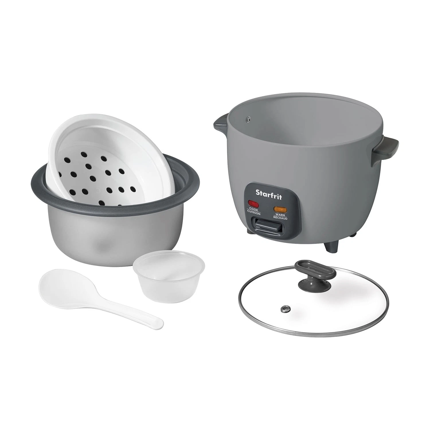 Starfrit 024739-001-0000 10-cup 400-watt Electric Rice Cooker With Non-stick,