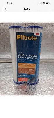 Filtrete 3M Standard Whole House Water Filter Replacement Filters Sump Style 2