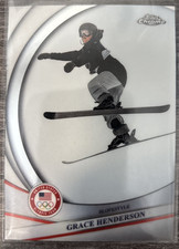 2026 Topps Chrome Olympics Grace Henderson - USA Slopestyle Skiing #106 Base