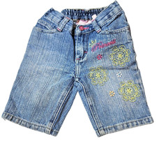Vintage Girls Walt Disney Princess Denim Shorts The Little Mermaid Ariel 4 Jeans