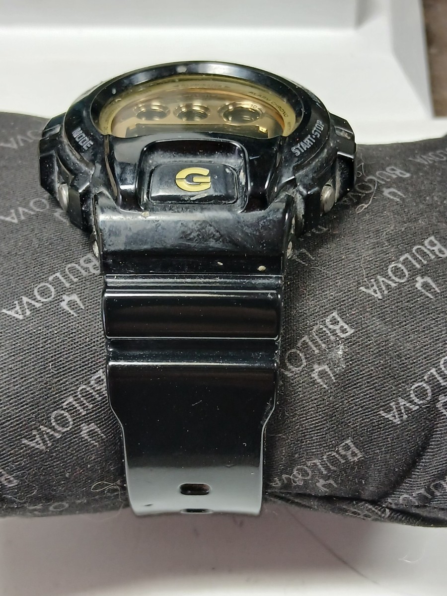Casio G-Shock 3230 DW-6900BR Black Gold Mirror Dial Digital Sport