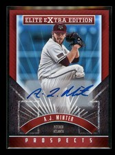2015 Panini Elite Extra Edition A.J. Minter #76 Autographed Prospects