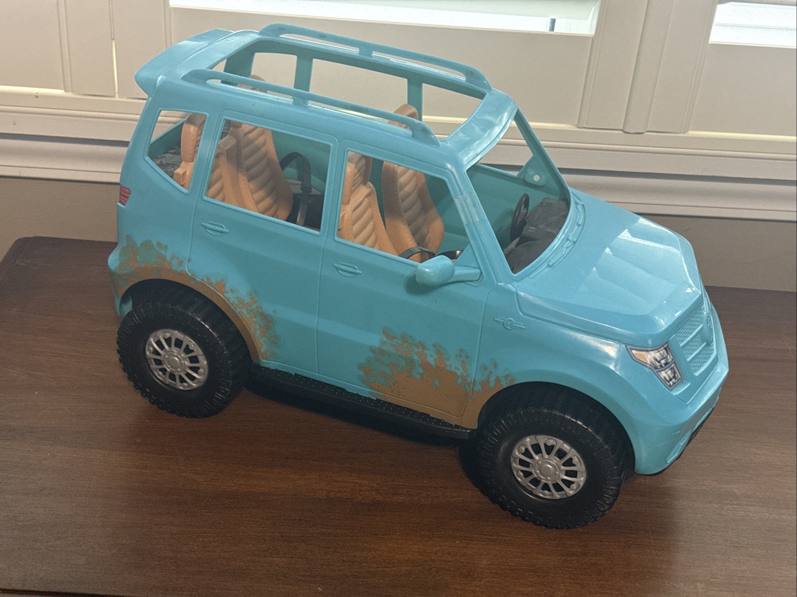 Mattel 2016 Barbie Teal Green Cadillac Escalade FGC99 SUV CA
