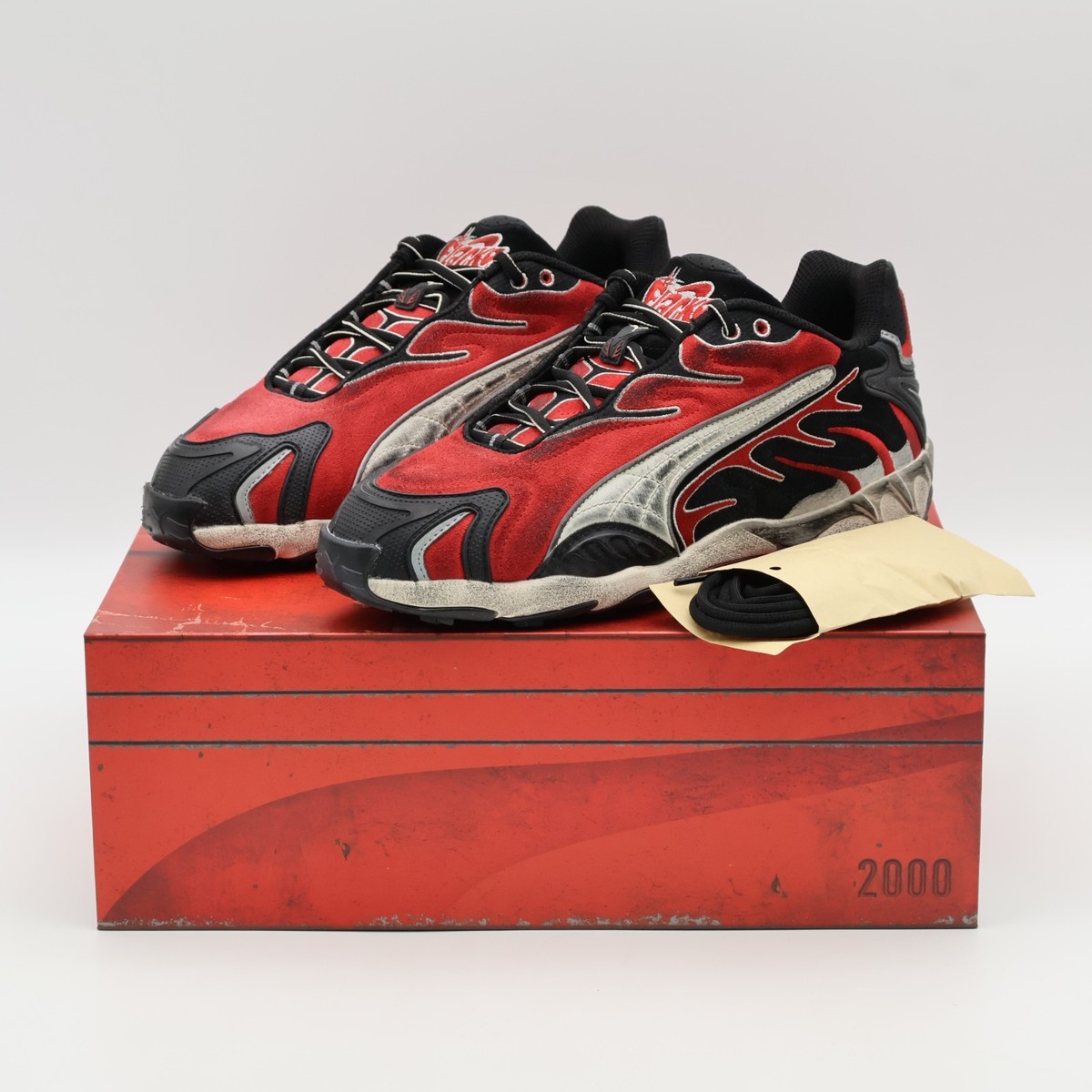402453-01 A$AP Rocky Puma Inhale DISTR Black Red (Men