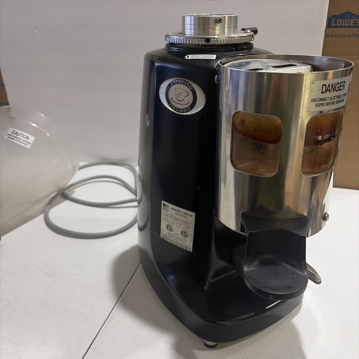 Mazzer Luigi Srl Super Jolly Timer Coffee Grinder Made In Italy | eBay