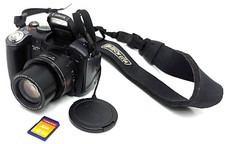 Canon PowerShot S5 IS 8.0MP Digital Bridge Camera 12x Optical Zoom Black BUNDLE