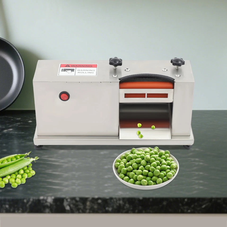 Máquina peladora de frijoles eléctrica comercial para restaurante Foto 4 de 4