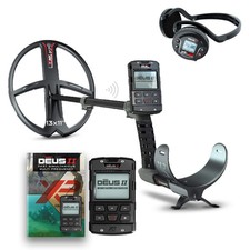 XP Deus 2 Metal Detector - 13" Coil - WS6ST Stereo Headphones - RC