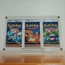 1st Edition Pokemon Base Set Boosters German Treble (All 3 Artworks) NEW SEALED