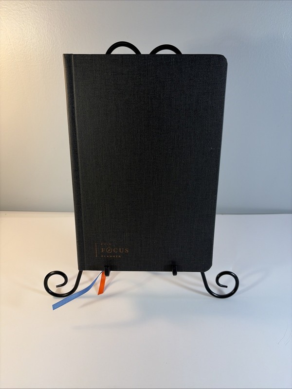  FULL FOCUS PLANNER Michael Hyatt 3rd Ed Linen Hardcover Journal - Black