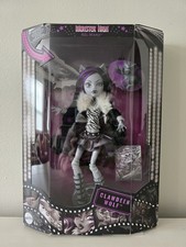 Monster High Reel Drama Clawdeen Wolf Black & White Doll Mattel