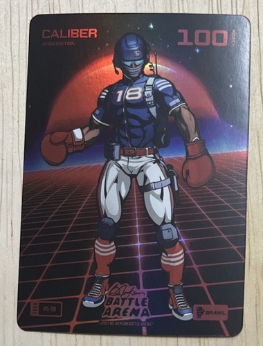 2026 Bo Jackson Battle Arena Caliber Caleb Williams Power Glove Foil -PG 98
