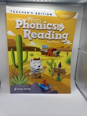 (Level K) From Phonics to Reading Teacher's Edition Grade K