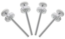 4Pcs Baby Gate Threaded Spindle Rod, M8 8Mm Replacement Bolt for Pet Gates