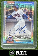 Francisco Lindor Auto 2026 Topps Series One 67/75 Real One 75th Anniversary Mets