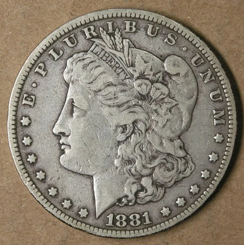 $1 1881-CC Morgan Silver Dollar VF Carson City Mint * AvenueCoin