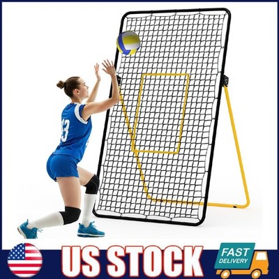 7x4 ft Baseball Volleyball Rebounder Net Large Adjustable Bounce Back Training
