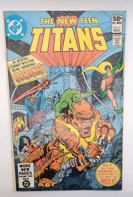 NEW TEEN TITANS #5 VOL. 1 8.0 1ST APP DC COMIC BOOK V42-64