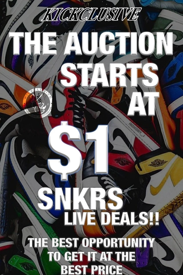 $1 SNKRS Heat Starting at $1! Travis scott & more!! Family Steals!!